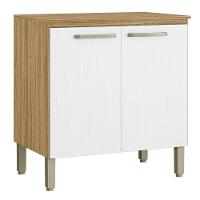 Balcão 2 Portas 800 C/ Tampo Ametista Freijó Supremo - 2