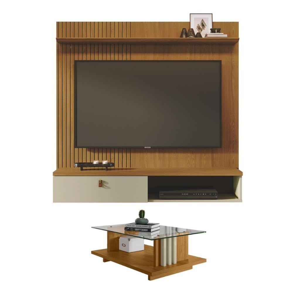 Conjunto íris Opala C/ Mesa De Centro Frizz Cumaru/opala - 4