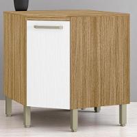 Balcão P/ Canto Obliquo C/ Tampo Freijó Supremo - 1