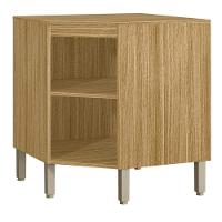 Balcão P/ Canto Obliquo C/ Tampo Freijó Supremo - 4