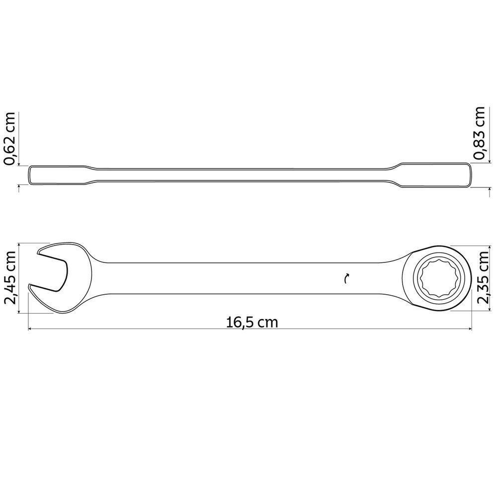 Chave Combinada Com Catraca 11 Mm Tramontina Master Tramontina - 2