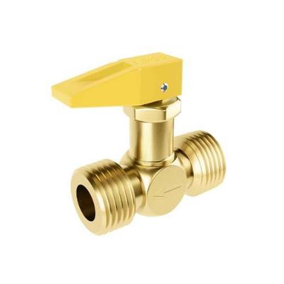 Registro De Bloqueio 1-2 Npt X 1-2 Npt Para Fogões E Cooktops - Liga De Cobre