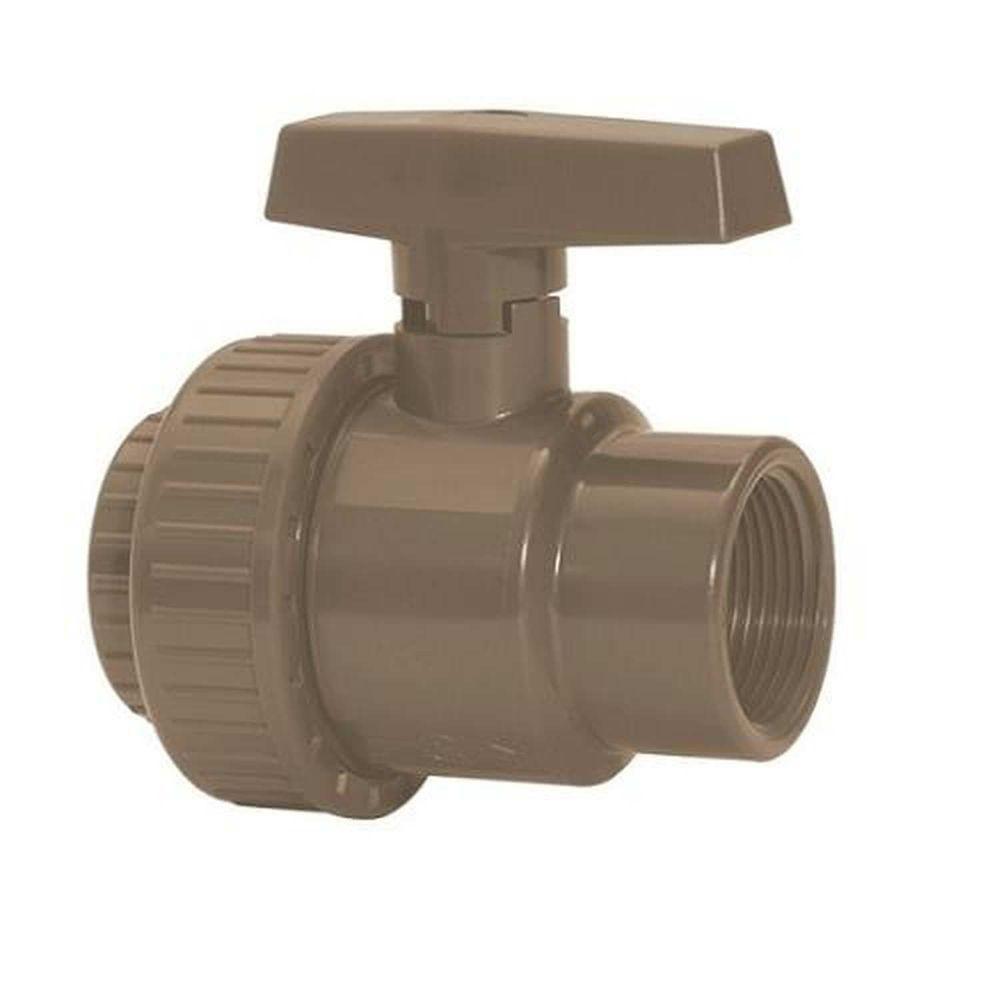 Registro De Esfera Pvc Roscável 1'' - Amanco - Pressão 16kgf-cm2 - 1