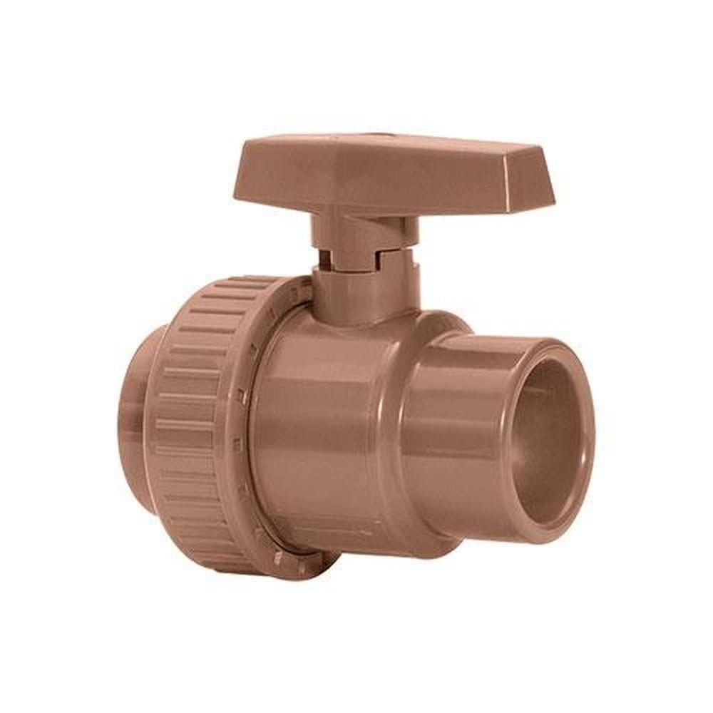 Registro De Esfera Pvc Roscável 3-4'' - Vedação Precisa E Volante Anatômico - 1