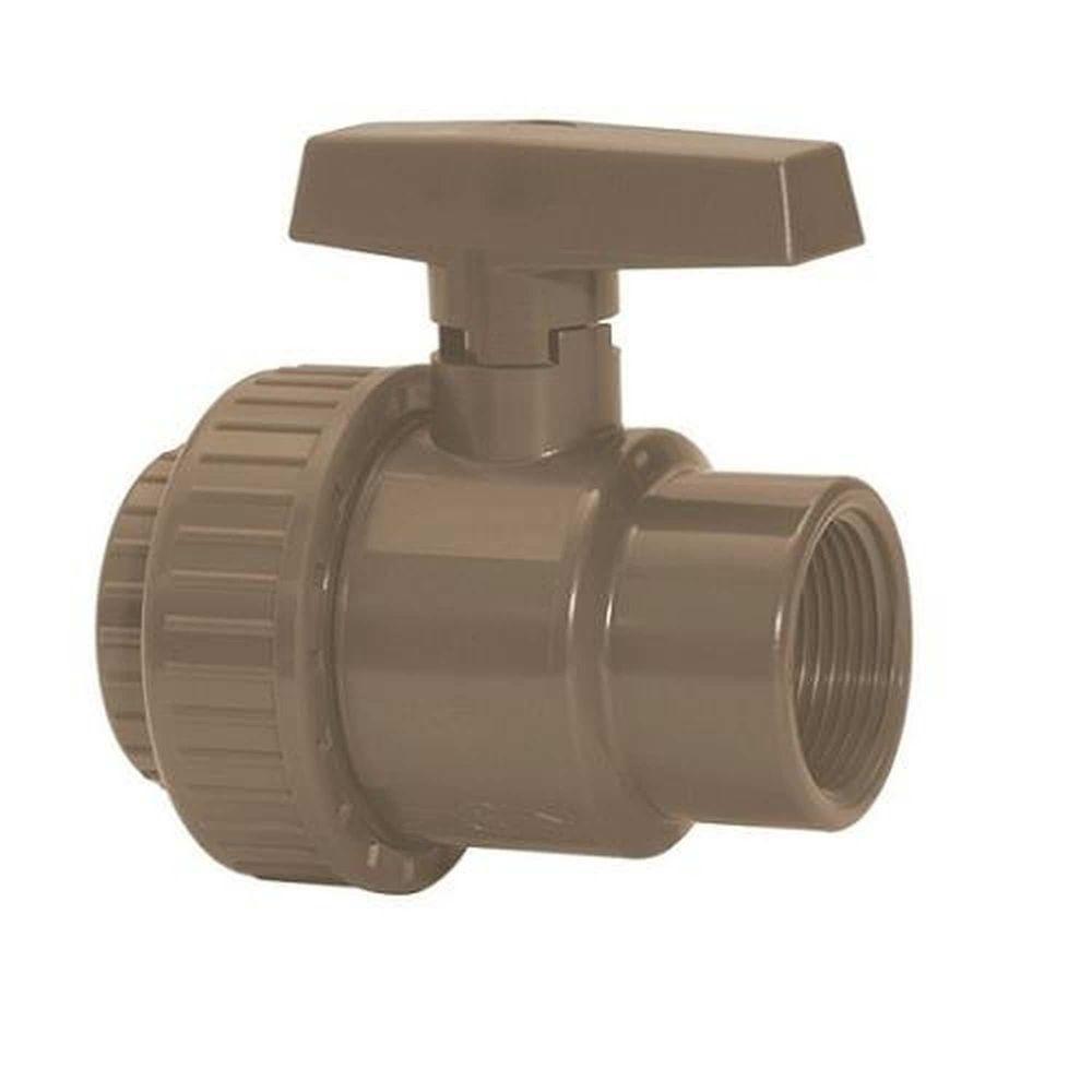 Registro De Esfera Pvc Roscável 3-4'' - Amanco - Pressão 16kgf-cm2 - 1