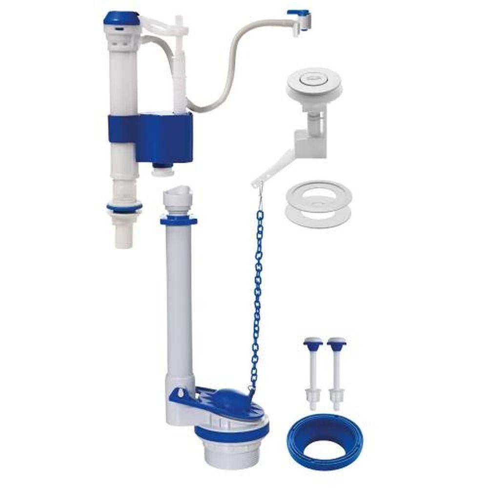 Kit Acionamento Superior Para Caixa Acoplada Blukit - Válvula De Reposição E Filtro De Limpeza - 1