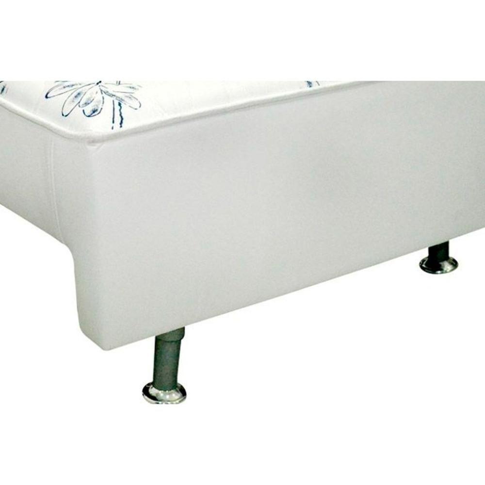 Cama Box c/Auxiliar Conjugado Solteiro: Colchão Ortopédico Courano Bianco (88x188) Ortobom - 5
