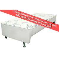 Cama Box c/Auxiliar Conjugado Solteiro: Colchão Ortopédico Courano Bianco (88x188) Ortobom - 7