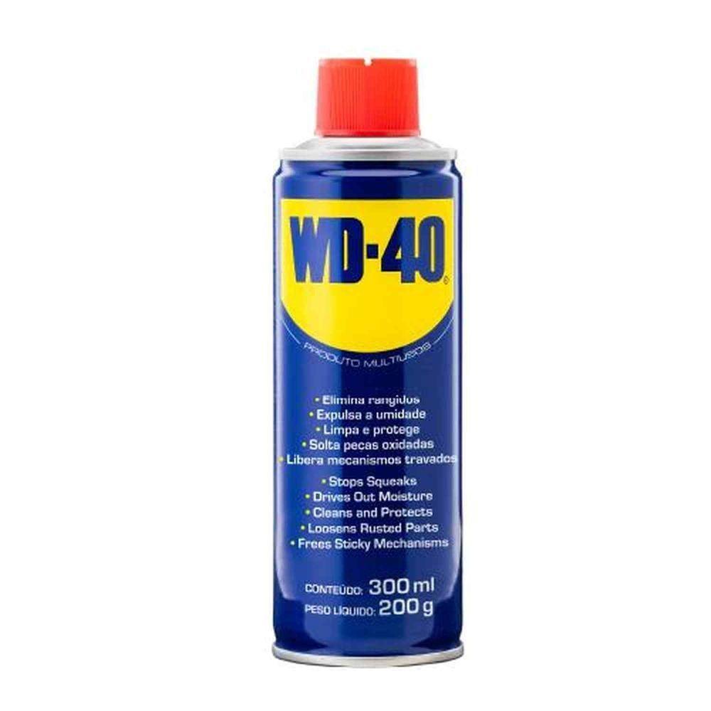 Óleo Wd-40 Spray 300ml - Lubrificante Multiuso Com Válvula 180º - 1