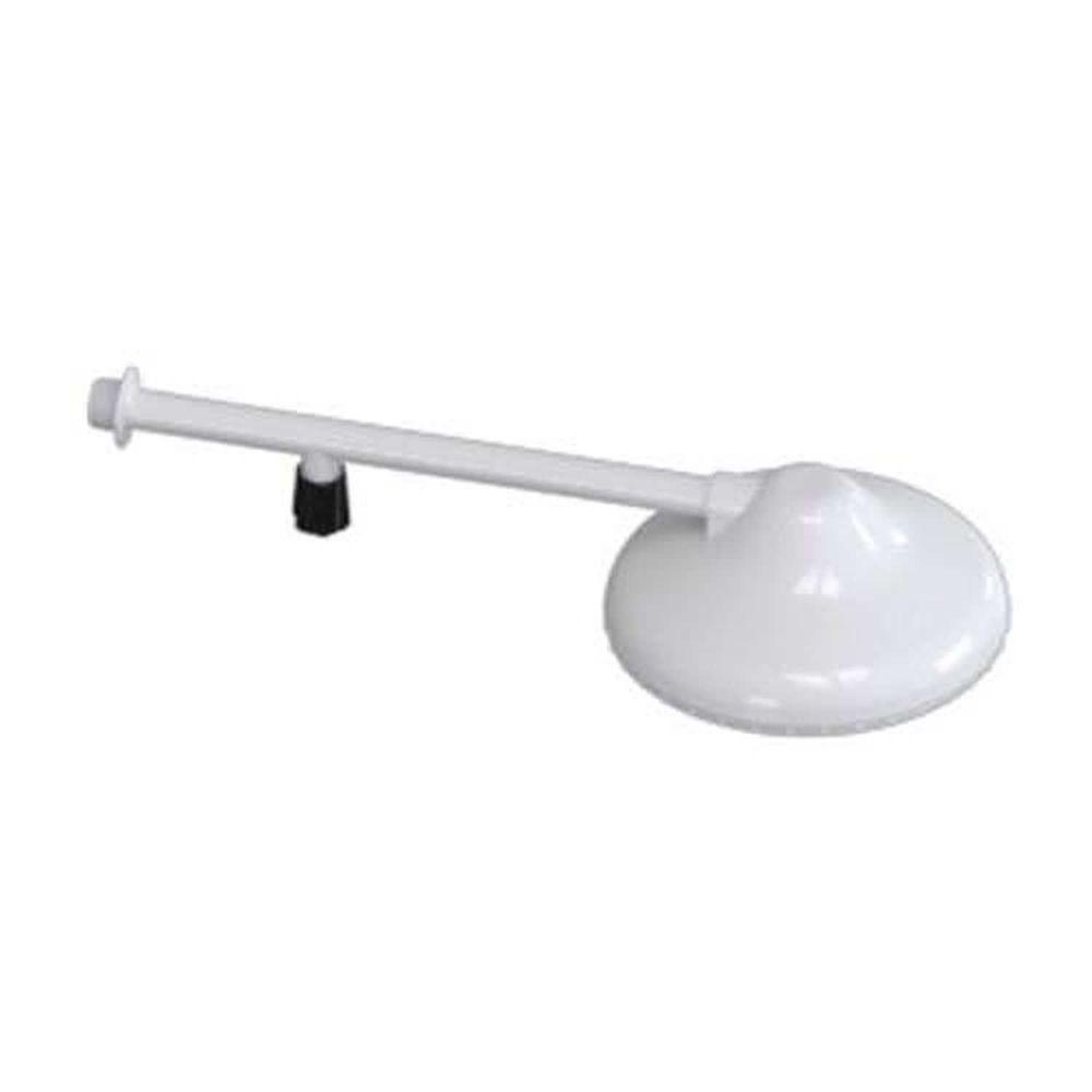 Chuveiro 8'' Com Braço E Registro Branco 1-2'' - Ideal Para Banho Relaxante - 1