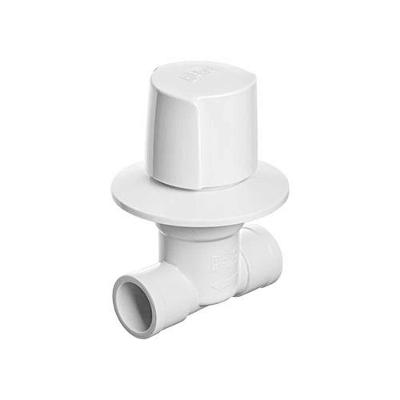 Registro De Pressão Com Canopla 25mm Branco - Herc