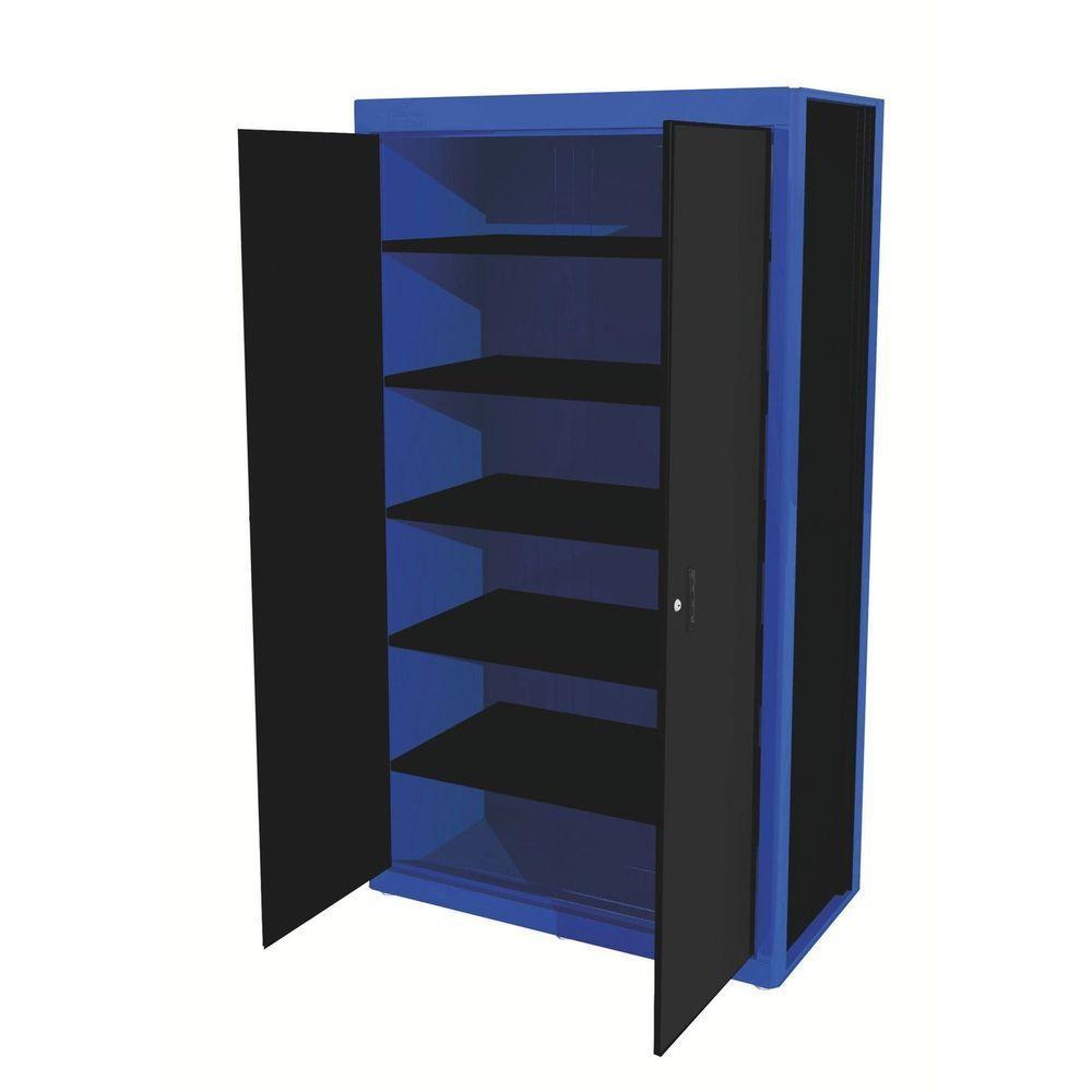 Armário Vertical Para Ferramentas 2 Portas Tramontina Pro Azul Tramontina - 10