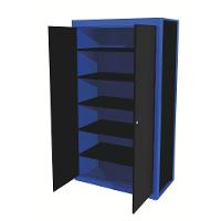 Armário Vertical Para Ferramentas 2 Portas Tramontina Pro Azul Tramontina - 10