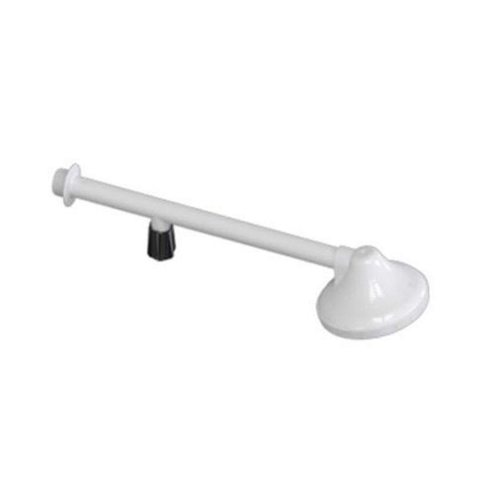 Chuveiro 5 Com Braço E Registro Branco 1-2 - Ideal Para Banho Relaxante - 1