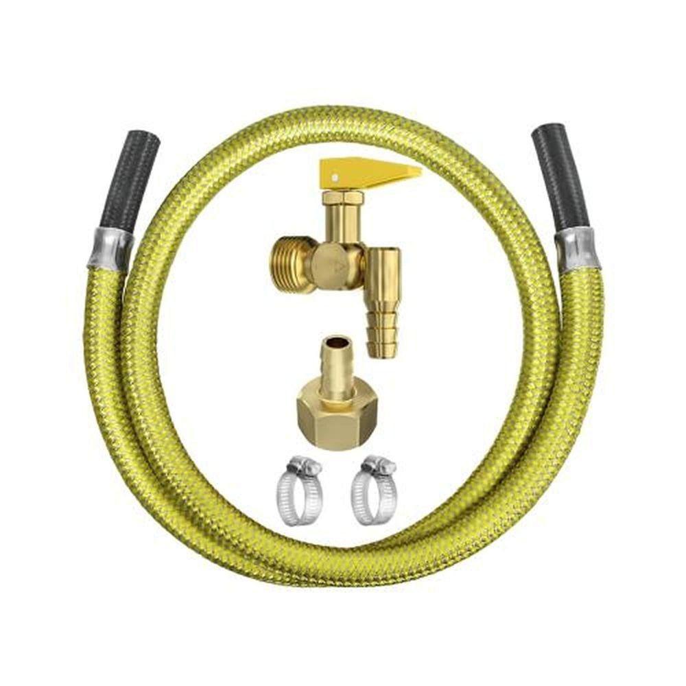 Gás Kit Instalação Fogão E Cooktop Com Registro Corta Fogo 90° 1,25m- Roco - 1