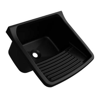 Tanque Plástico 22 Litros Preto Com Válvula 1 1-4 - Resistente Químicos E Raios Solares - Astra