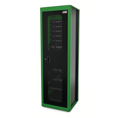 Armário Para Ferramentas Com 1 Porta, 29 Caixas Plásticas Bin E Visor Tramontina Pro Verde Tramontina