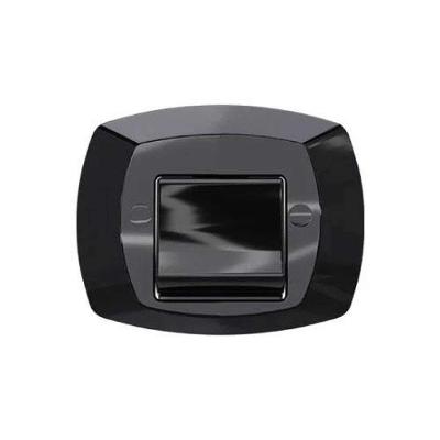 Acabamento Válvula Docol Preto - Blukit - Material Plástico E Aço Inoxidável