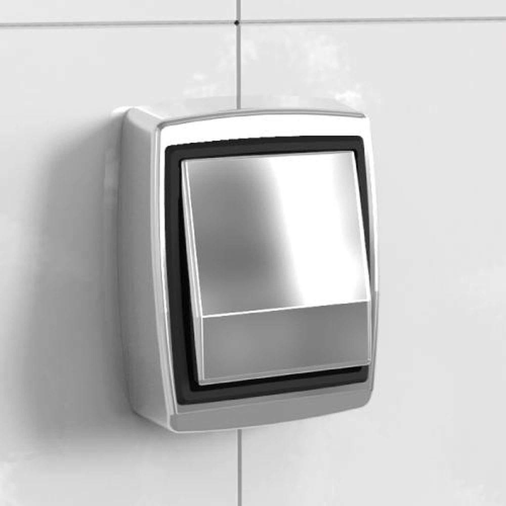 Acabamento Válvula Hydra Luxo Cromado - Blukit - Liga Cobre-aço Inox - 2