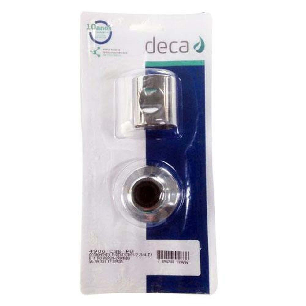 Acabamento Para Registro 1-2, 3-4, 1 Aspen Cromado - Deca - 3