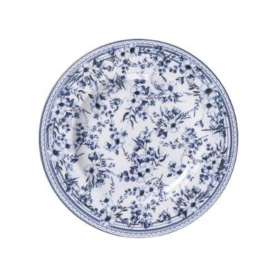 Prato Sobremesa Tramontina Azzura Em Porcelana Decorada 21 Cm Tramontina