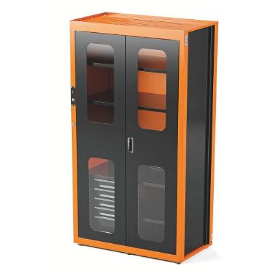 Armário Smart System Para Ferramentas Com Visores Com 2 Portas E 5 Gavetas Tramontina Pro Laranja Tramontina