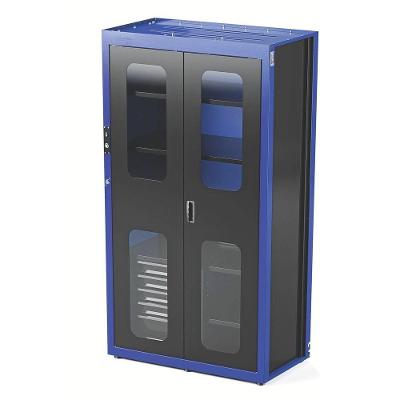 Armário Smart System Para Ferramentas Com Visores Com 2 Portas E 5 Gavetas Tramontina Pro Azul Tramontina