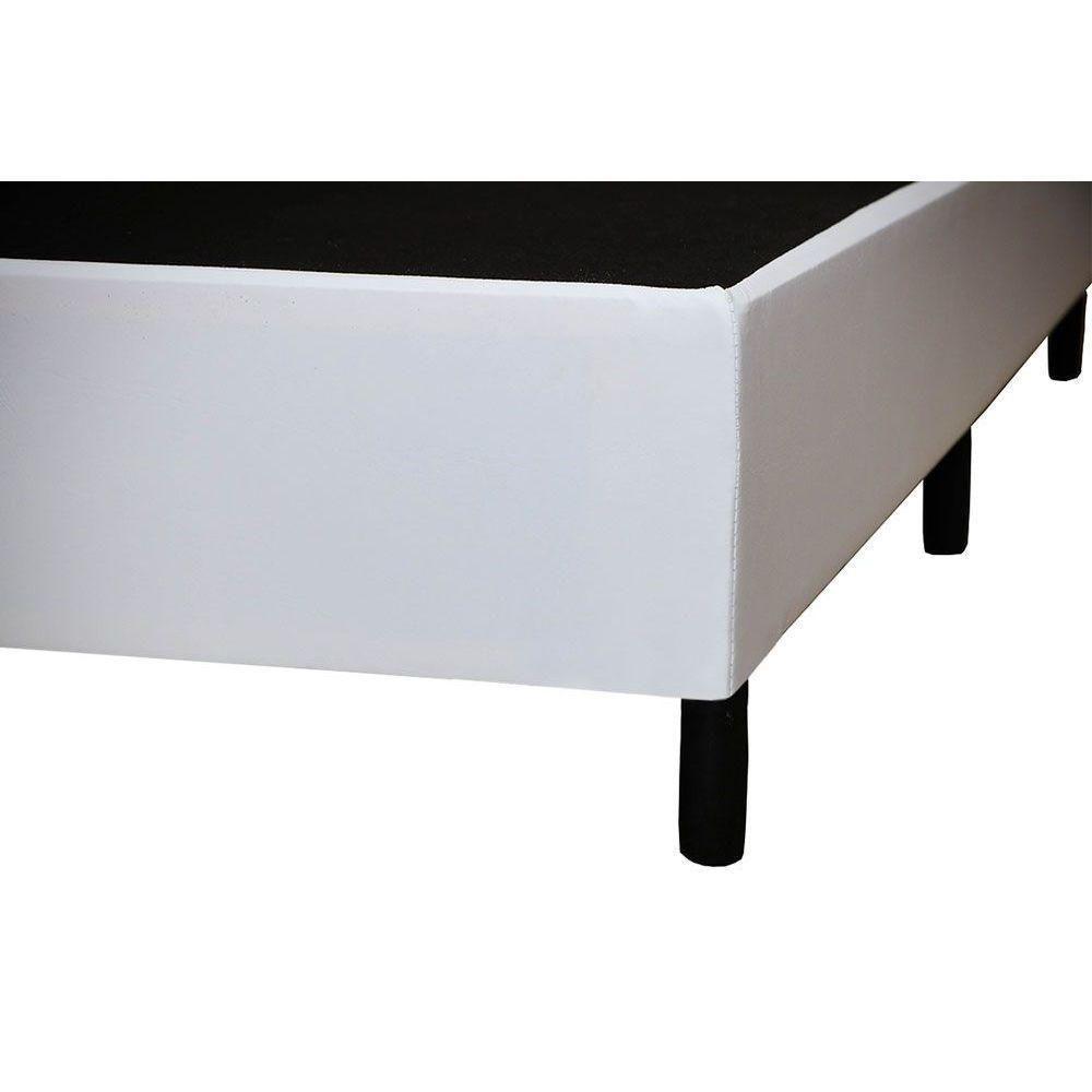 Cama Box Base Solteiro Universal Courano White (88x188x20) - Costa Rica - 2