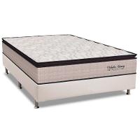 Cama Box Casal: Colchão Molas Ensacadas Orthoflex MasterPocket Memory HP + Base CRC Courano White(138x188) - 1