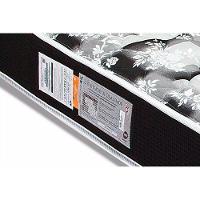 Cama Box Solteiro: Colchão Espuma Luckspuma D45 Gran Luck Black + Base CRC Suede Black(88x188) - 3
