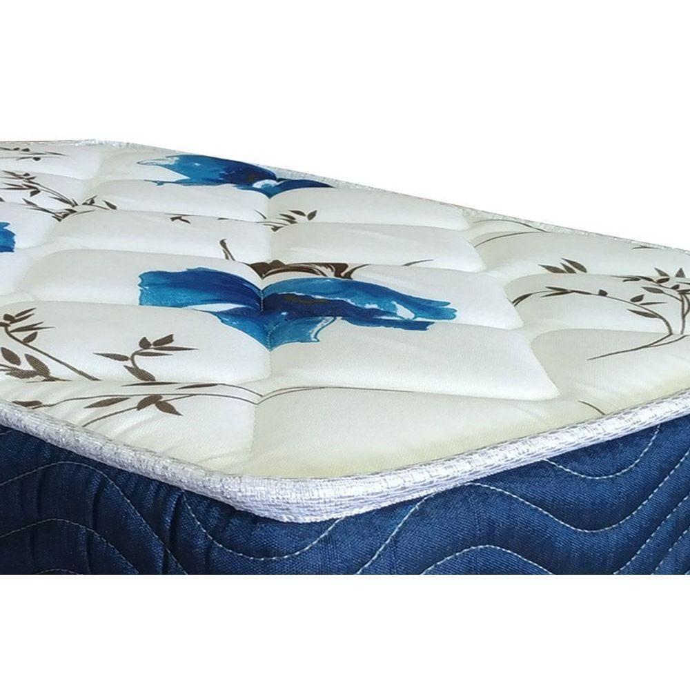 Cama Box Casal: Colchão Anatômico Ortobom D28/EP Fort Tech ISO 60 + Base CRC Courano White(138x188) - 2