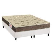 Cama Box Queen: Colchão Espuma Orthoflex D33 Comfortpedic Line + Base CRC Courano White(158x198) - 1