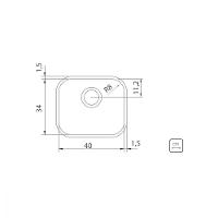 Cuba N.0 Tramontina Lavínia 40 Bl Prime Aço Inox Alto Brilho - 2