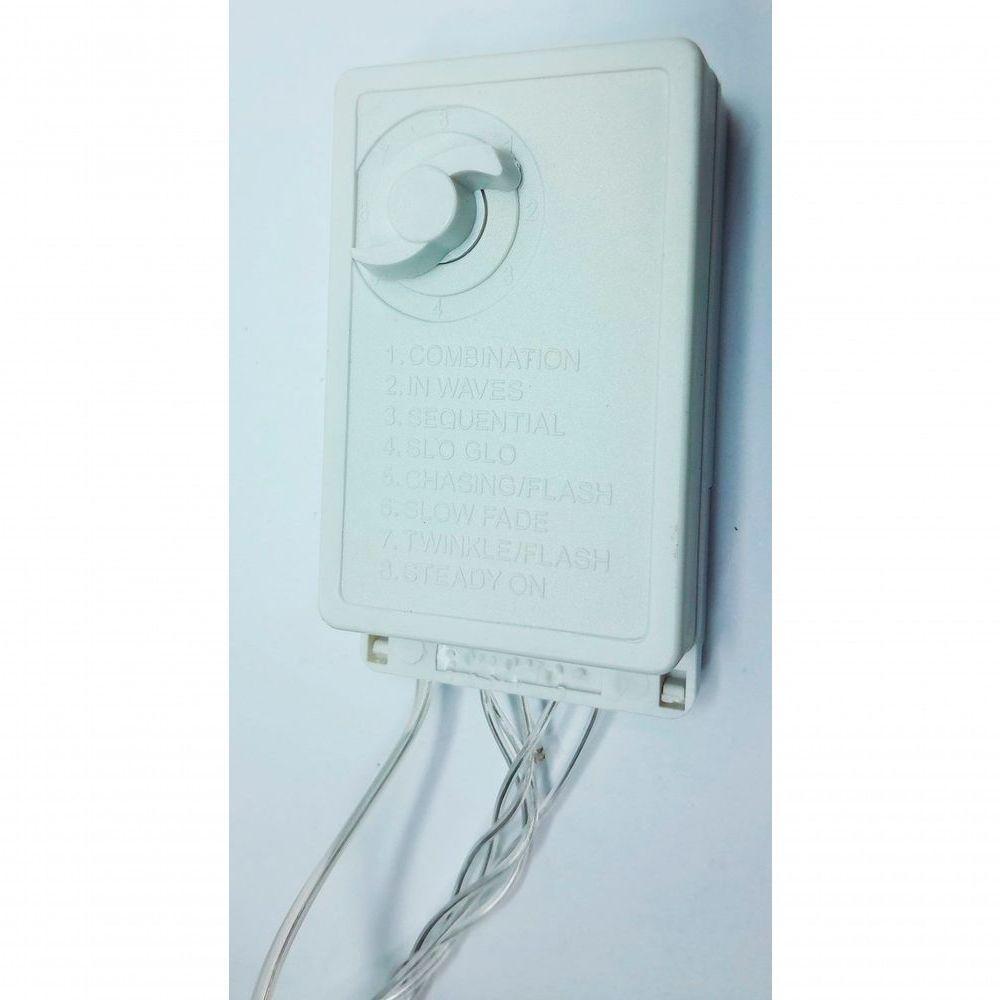 Pisca Cordão Varal Decorativo Com Leds Azul Redondo 100m - 5