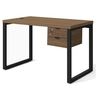 Mesa Escritorio 120 Com Gaveteiro Industrial Frame Kappesberg Munique