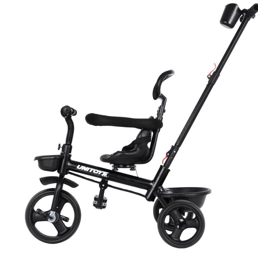 Triciclo Infantil Empurrador Removível Conforto Preto 25kg - 2