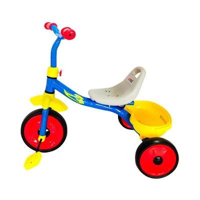 Triciclo Infantil Azul Assento Ajustável Pedal Conforto 30kg