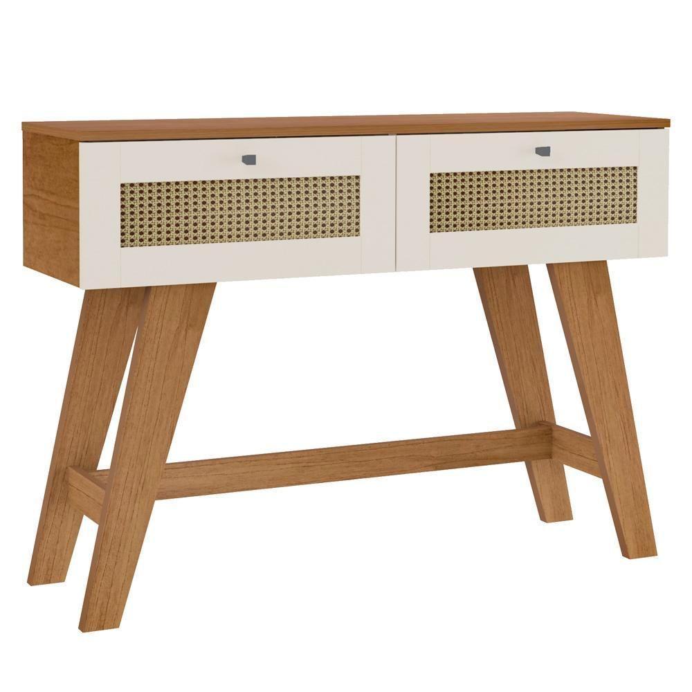 Aparador 2 Portas 110 Cm Sala Estar 4674 Cinamomo Off White Arly Cinamomo Off White - 1