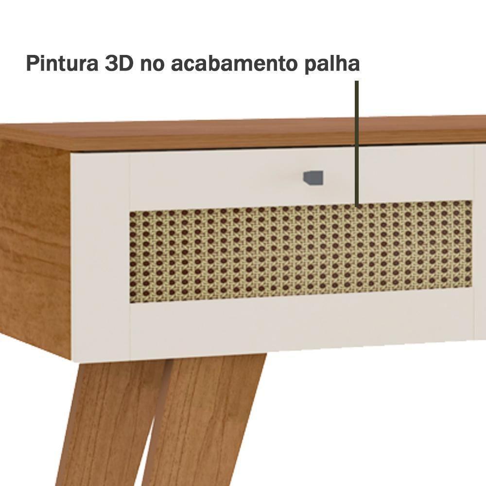 Aparador 2 Portas 110 Cm Sala Estar 4674 Cinamomo Off White Arly Cinamomo Off White - 4