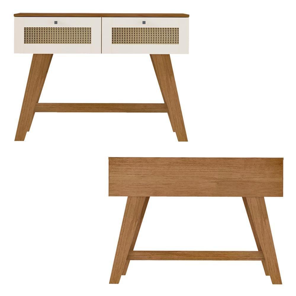 Aparador 2 Portas 110 Cm Sala Estar 4674 Cinamomo Off White Arly Cinamomo Off White - 6