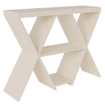 Aparador Sala Estar Com Nichos 110 Cm 4152 Off White Arly Off White
