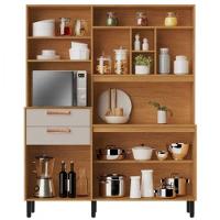 Armário Itatiaia Kit Cozinha Nápoles 6 Portas 2 Gavetas Cinamomo Off White - 2