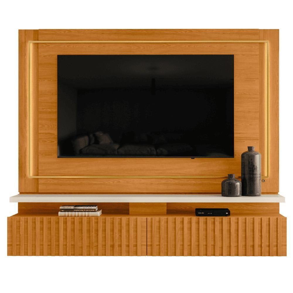 Bancada Suspensa Gaia Com Prateleiras Cinamomo/off-white - 3