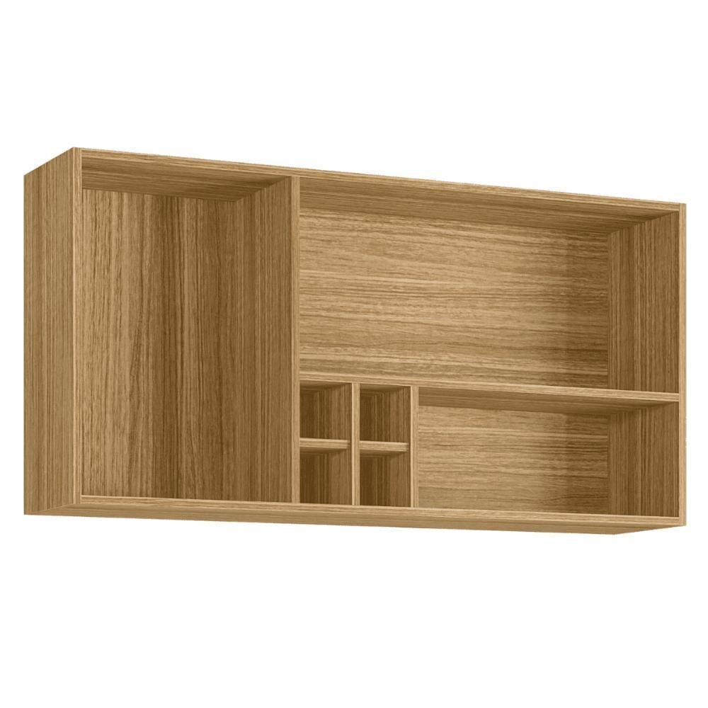 Armário Susp. 3 Portas 4 Gaveteiros 1,20 Lapis Freijó Supremo - 4