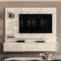 Bancada Suspensa Elegante Atena Calacata/off-white - 1