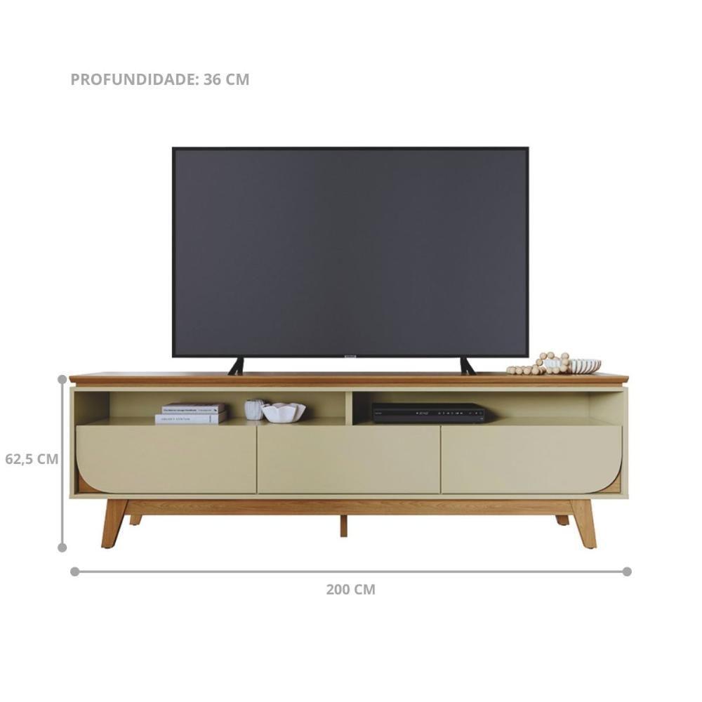 Bancada Selene Com Nichos Cumaru/opala - 3