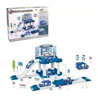 Pista Com Estacionamento De Brinquedo Policial Com 40 Peças - 6