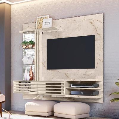 Bancada Suspensa Para Sala Frizz Supreme Calacata/off-white