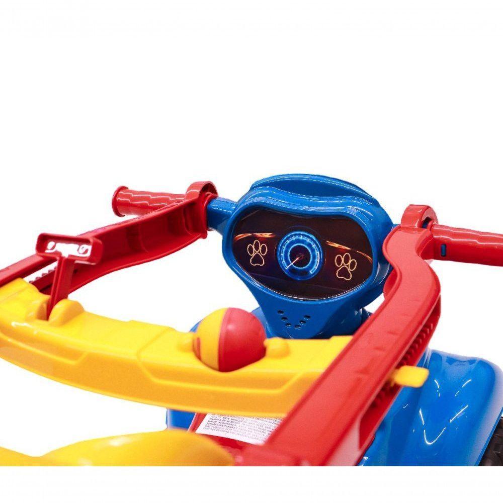 Quadriciclo Infantil Dog Azul Conforto Segurança Direção - 3