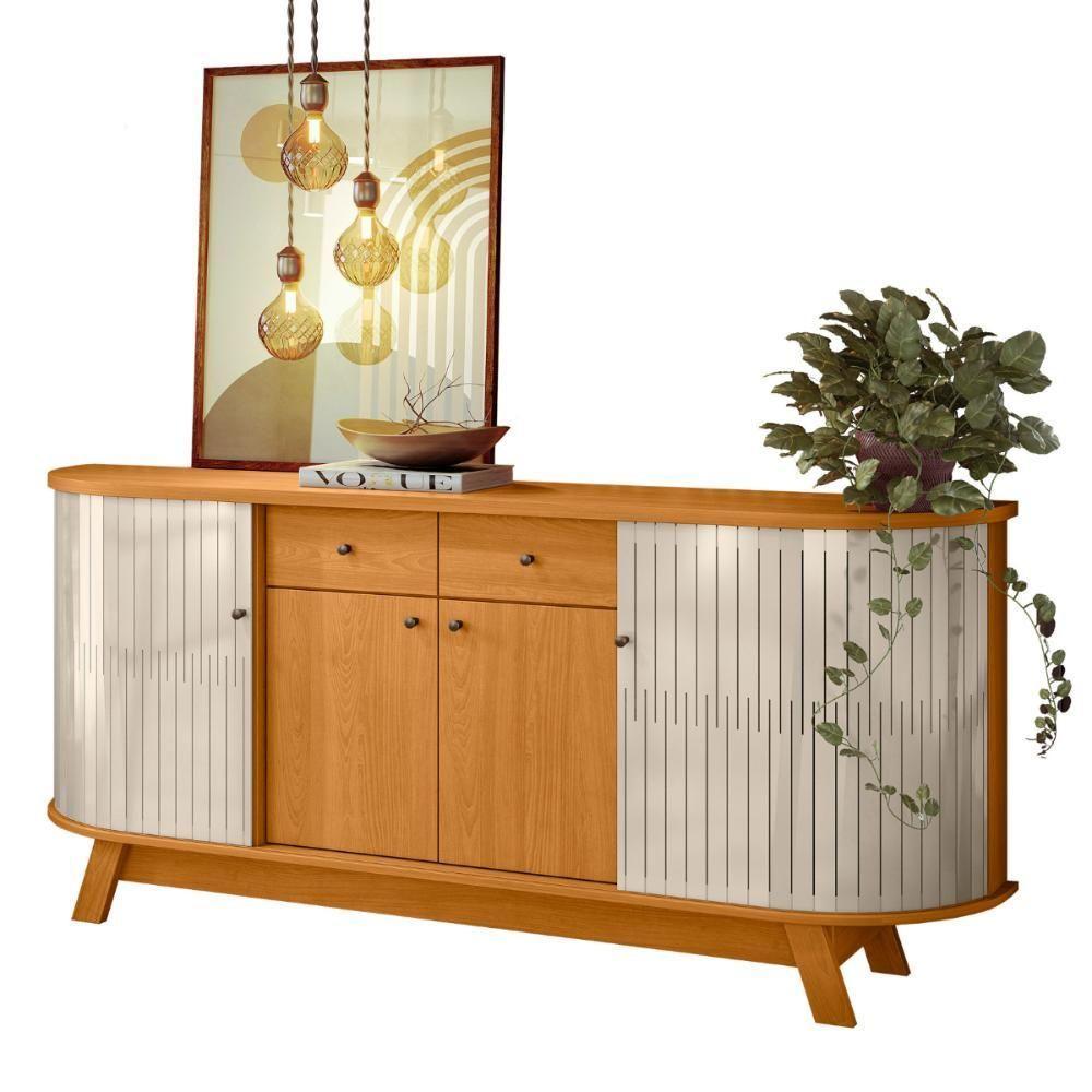 Buffet Mônaco Com Portas Cinamomo/off-white - 3